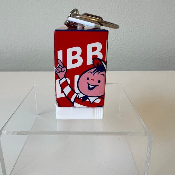 Original Double Bubble Gum Gum Dispenser Key Chain - Picture 4 of 6